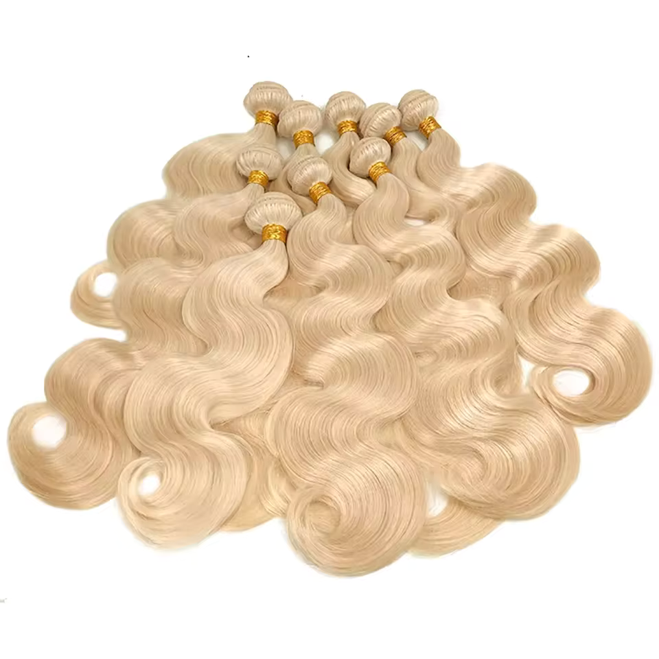 Virgin  Blonde Body Wave Bundle