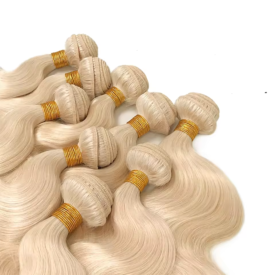 Virgin  Blonde Body Wave Bundle