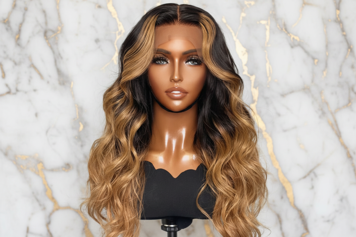 CAVIE | Virgin Indian Body Wave Lace Frontal Wig