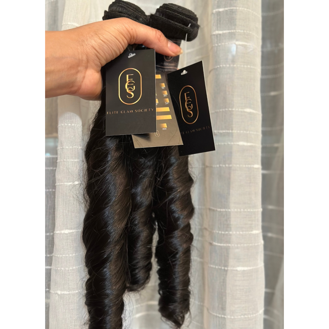 EGS raw loose hair bundles 