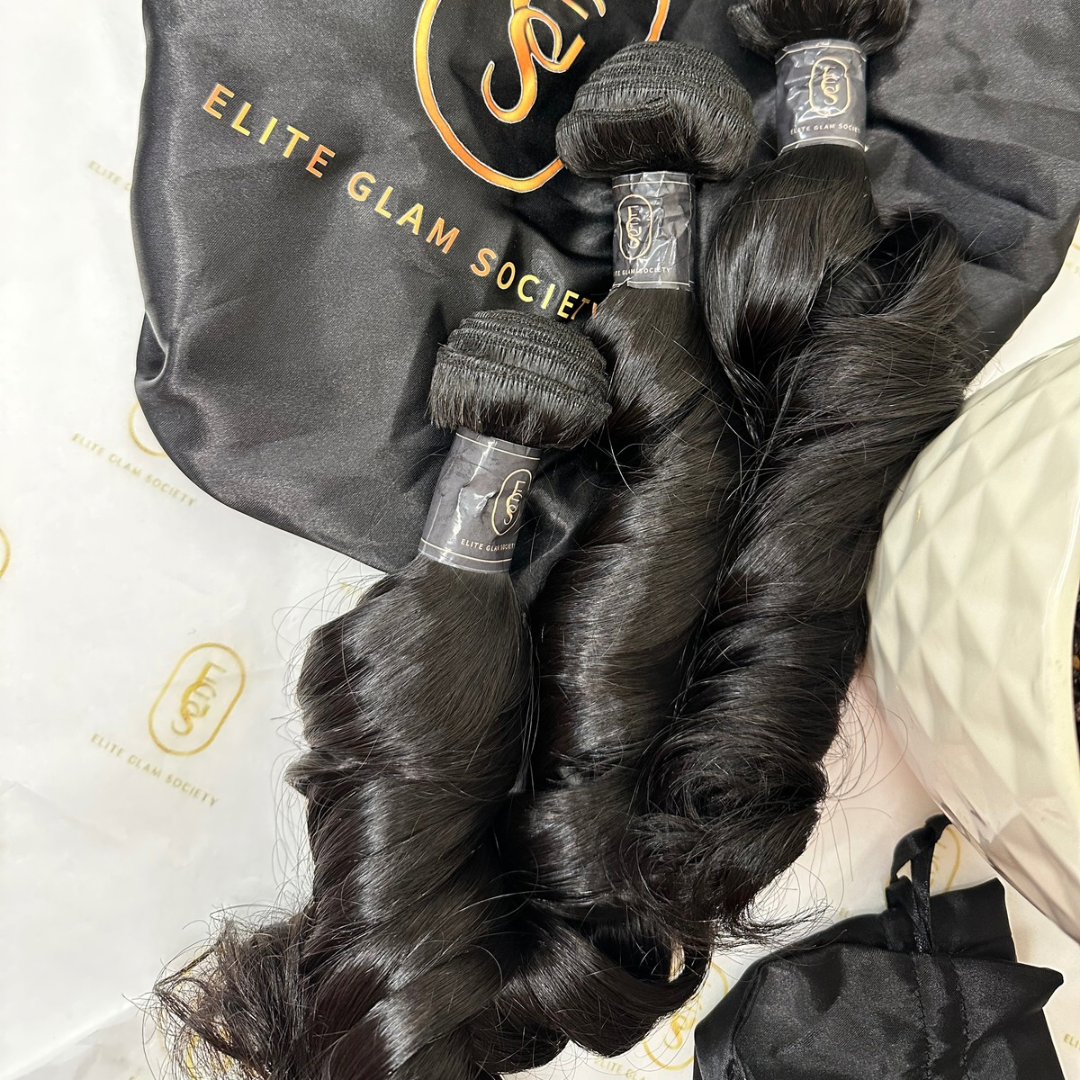 Raw Loose Wave Bundles with EGS bonnet