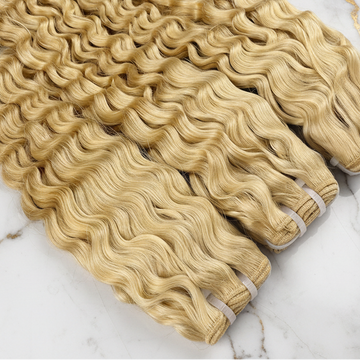 Raw Blonde Deep Wave Bundle