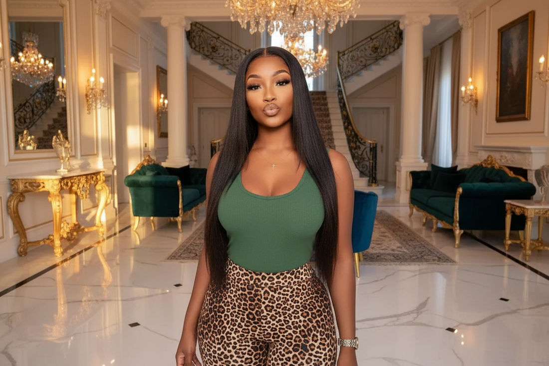 Evie| Straight Indian 13x4 HD Frontal Wig