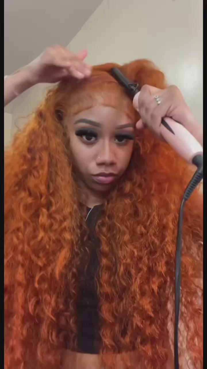 Major|Ginger Deep Wave 26” Easy Wig | Indian Human Hair